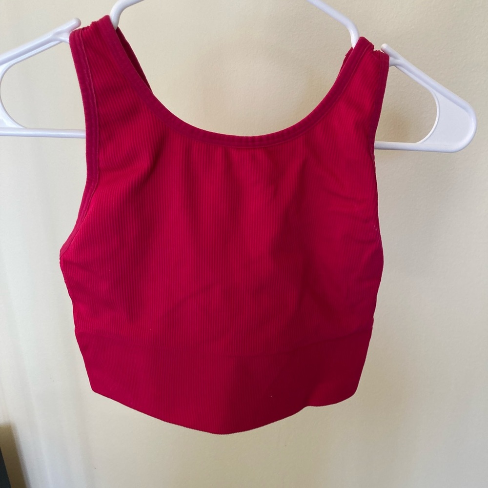 Victoria Sport hot pink sports bra size small.